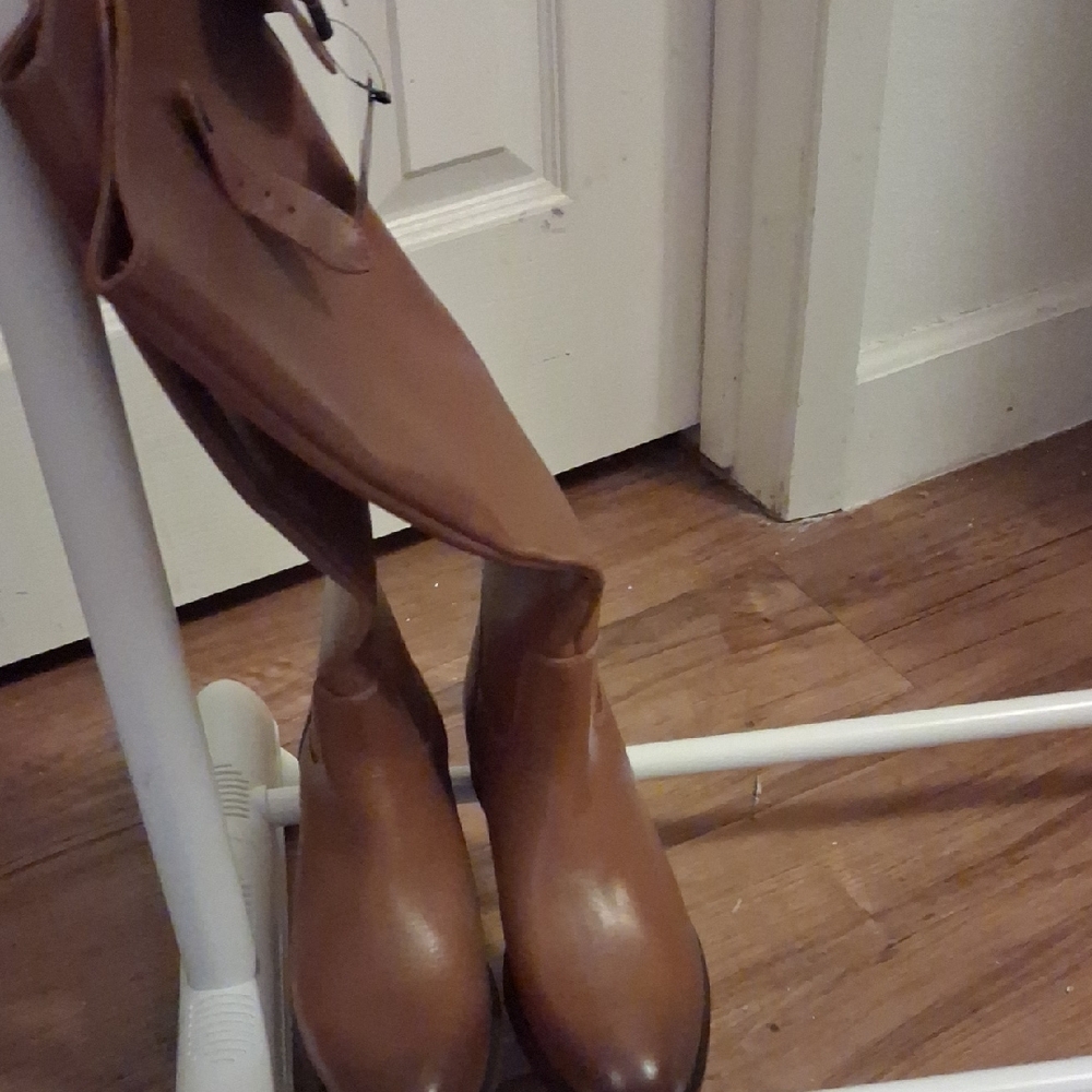 Steve Madden Tan Over the Knee Boots